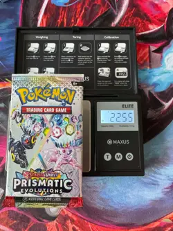 VERY HEAVY! GOD PACKUUU 22.55g Prismatic Evolutions Pokemon TCG Booster (SEALED) - Image 1