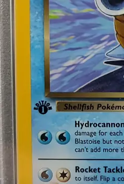Dark Blastoise 20/82 1st Edition 2000 Pokemon Rocket Pokemon Card PSA Mint 9 - Image 3