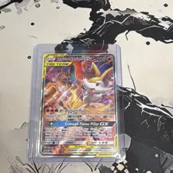Pokemon Charizard & Braixen GX TAG TEAM Promo Holo Card SM230 270 HP SM Set - Image 1