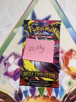 (HEAVY) 22.28g Pokemon TCG Mega Evolution Booster Pack (SEALED)✅ - Image 2