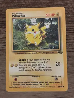 Pokemon TCG Pikachu Jungle Set 60/64 Basic 50 HP Common Unlimited Regular 1999 - Image 1