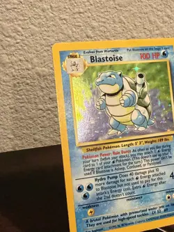 Pokemon Blastoise Holo Rare 100 HP Base Set 2/102 1999 WOTC Card - Image 5