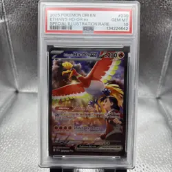 Pokemon 2025 Ethan's Ho-Oh ex 230/182 SIR Destined Rivals GEM MINT PSA 10 - Image 1
