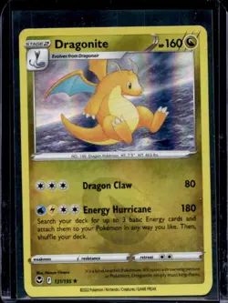 2022 Pokemon SWSH Silver Tempest Dragonite Holo #131/195 - Image 1