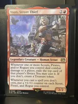 Vaan Street Thief #168 NM/M Final Fantasy MTG Magic Red Rare Card FFXII - Image 1