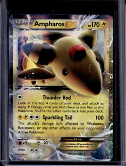 2015 Pokemon XY Ancient Origins Ampharos Holo #27/98 - Image 1