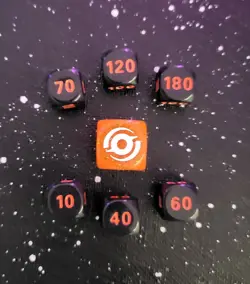 Pokemon TCG Champions Path Dice || 7 Count D6 || Elite Trainer Box ETB Dice - Image 1
