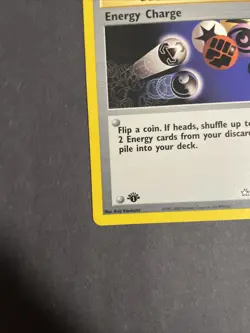 1st Edition Energy Charge Trainer Pokemon Neo Genesis 85/111 - Image 5