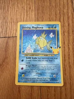 Pokemon TCG Shining Magikarp Celebrations Classic Collection Near Mint Condition - Image 1