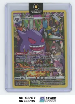 2022 Pokemon SWSH Lost Origin Trainer Gallery Gengar #TG06/TG30 Full Art - Image 1