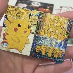 Pokemon Pocket Monsters Vending Prism Holo Foil Rare Card LOT Pikachu Ash Misty - Image 4