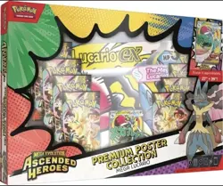 Pokemon Mega Evolution Ascended Heroes Premium Poster Collection Mega Lucario EX - Image 1