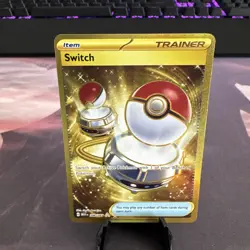 Pokemon TCG Switch 151 Holo Hyper Rare Card 206/165 Scarlet & Violet NM - Image 1