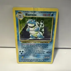 1999 Pokemon Base Set Blastoise 2/102 Holo Creased PSA 1 Contender –Vintage WOTC - Image 1