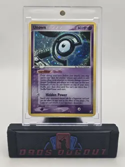 Unown C/28 Holo Ex Unseen Forces 2005 Pokemon Card - Image 1