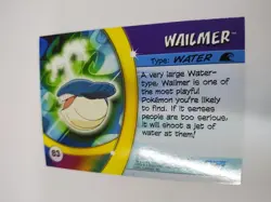 Topps Pokemon Advanced Challenge Non Holo Wailmer #83 - Image 5