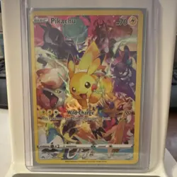 Pokemon Pikachu Full Art Holo Basic Card 160/159 70 HP 2023 Pokemon TCG - Image 1