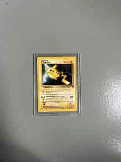 Pokemon TCG Pikachu #25 Black Star Promo 1999 WB the First Movie NM - Image 1