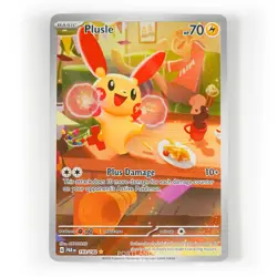 Pokemon - Plusle - 193/182 - SV Paradox Rift - Illustration Rare - Image 1