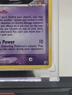 Pokemon TCG Unown U Unseen Forces U/28 Holo Foil Rare Swirl Card - Image 5