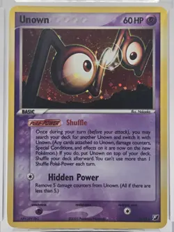 Unown (N) N/28 Holo - Rare - Pokemon EX Unseen Forces - LP - Image 2