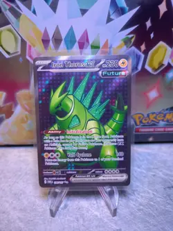 Pokemon TCG SV06: Twilight Masquerade Iron Thorns ex #196/167 Ultra Rare NM - Image 1