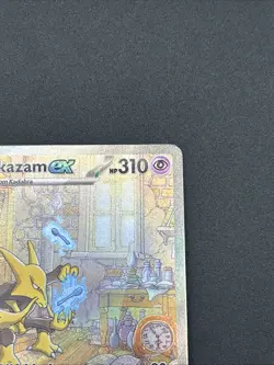Pokemon Alakazam ex 201/165 Scarlet & Violet 151 Special Illustration Rare - Image 3