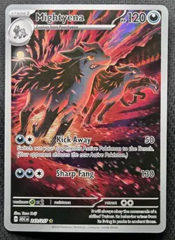 Mightyena 243/217 Illustration Rare Me: Ascended Heroes Pokemon NM Pack Fresh! - Image 1