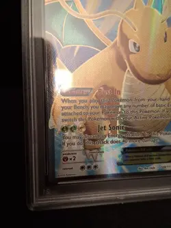 2014 POKEMON XY FURIOUS FISTS #108 FULL ART DRAGONITE EX PSA 8 CARD RARE - Image 5