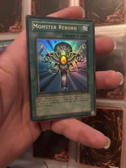 Yugioh Monster Reborn LOB-118 1st Edition Ultra Rare GLOSSY - Image 1