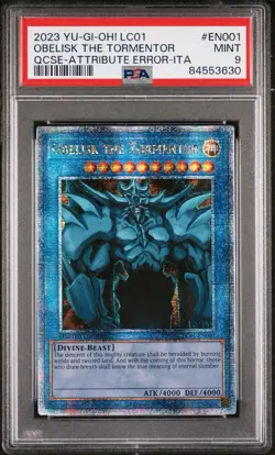 Yu-Gi-Oh! TCG Obelisk the Tormentor (Quarter Century Secret Rare) LC01-EN001 - Image 1