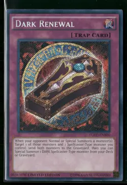 Dark Renewal Secret Rare King of Games: Yugi's Legendary Decks YGLD-ENB00 NM - Image 1
