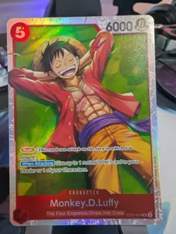 One Piece TCG English Monkey.D.Luffy ST21-014 SR - Image 1