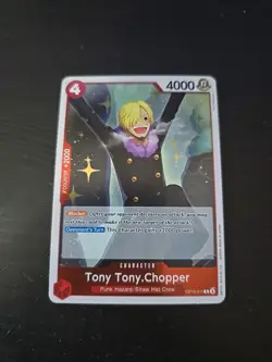 Tony Tony Chopper OP10-011 R Card - English One Piece Royal Blood OP 10 Foil - Image 1