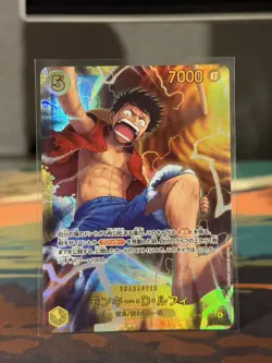 ONE PIECE JAPANESE Monkey D. Luffy OP15-119 SEC Adventure on KAMI's Island - Image 1