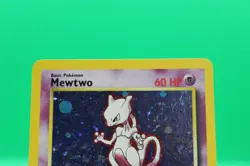 Pokemon Card: Mewtwo 10/130 Holo Rare - Base Set 2 - WOTC 2000 (MP) - Image 2