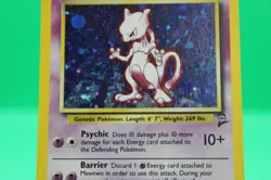 Pokemon Card: Mewtwo 10/130 Holo Rare - Base Set 2 - WOTC 2000 (MP) - Image 3