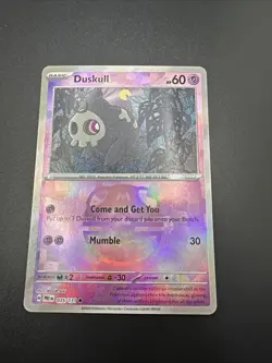 Pokemon- Duskull 035/131- Prismatic Evolutions- (Master Ball Pattern) Holo Card - Image 3