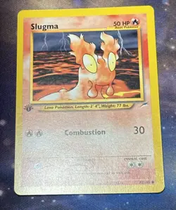 Slugma 82/105 MINT Neo Destiny 1st First Edition Common 2002 Pokemon Card - Image 4