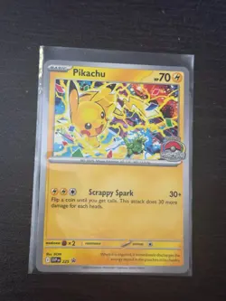 Pikachu Promo 2025 World Championships SVP EN 225 Pokemon Card Worlds - Image 1