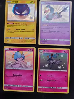 Pokemon Shiny Cards Lot of 8 NM Voltorb RALTS KRILIA SEVIPER Inkay Sudowoodo - Image 2
