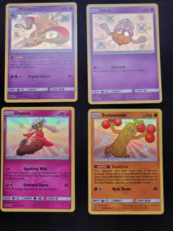 Pokemon Shiny Cards Lot of 8 NM Voltorb RALTS KRILIA SEVIPER Inkay Sudowoodo - Image 3