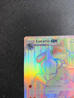 Lucario GX 135/131 Secret Rare Forbidden Light Pokemon Card NM/LP+ - Image 3