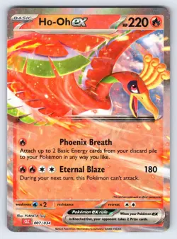 Ho-oh ex Classic Collection Trading Card Game Classic 007/034 NM - Image 1