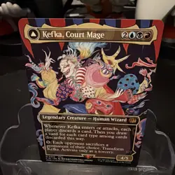 MTG English Kefka, Court Mage (Borderless) (0322) NM Normal - Image 1