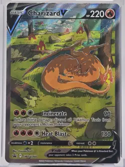 Charizard V Promo Holo SWSH: Sword & Shield Promo Card SWSH260 single card see📸 - Image 2