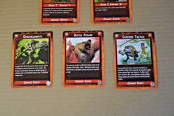 Rage CCG War Of The Amazon Group of 5 Combat cards - Image 3