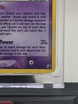 (UNSEEN-V/28) Unown V (R) Pokemon EX Unseen Forces (Holofoil Unown) Card # V/28 - Image 5