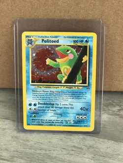 Politoed Pokemon Card 8/75 Neo Discovery Rare Holo PSA Ready - Image 1
