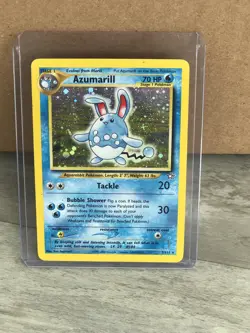 Azumarill Pokemon Card 2/111 Holo Rare Neo Genesis PSA Ready - Image 1
